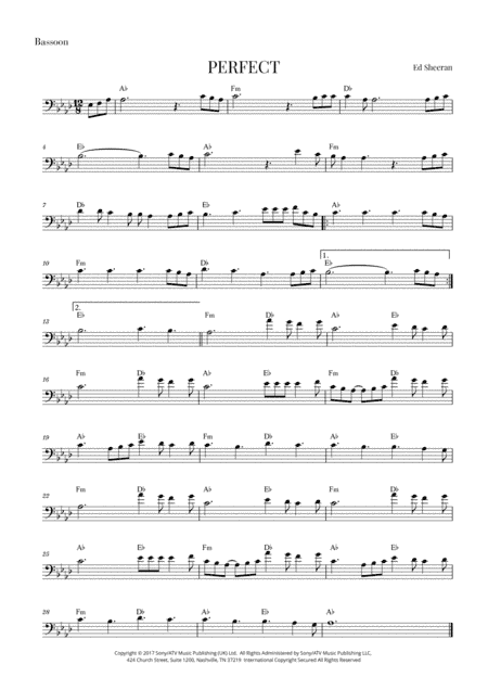 Perfect (arr. Cadenza Editions)