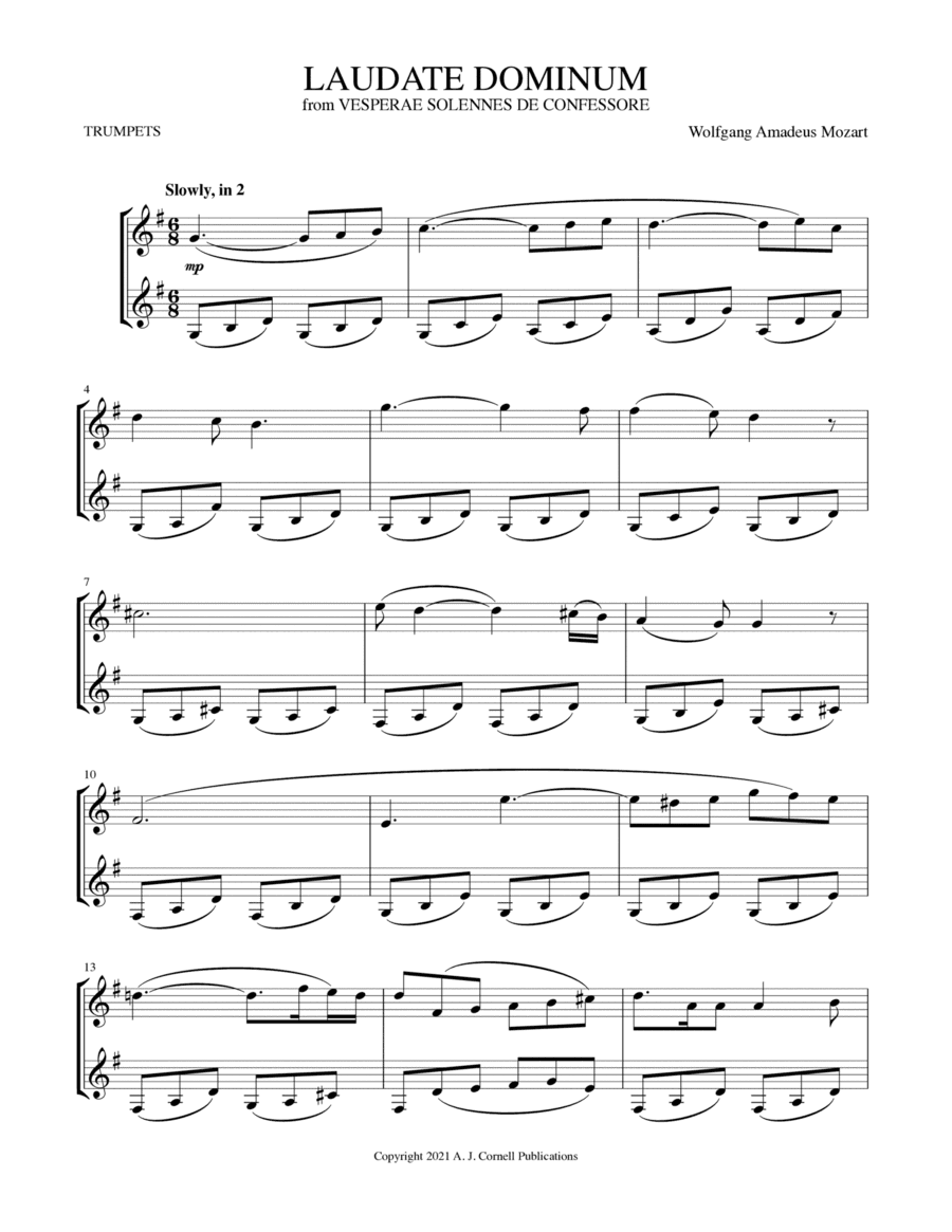 Laudate Dominum (arr. Mark Phillips)