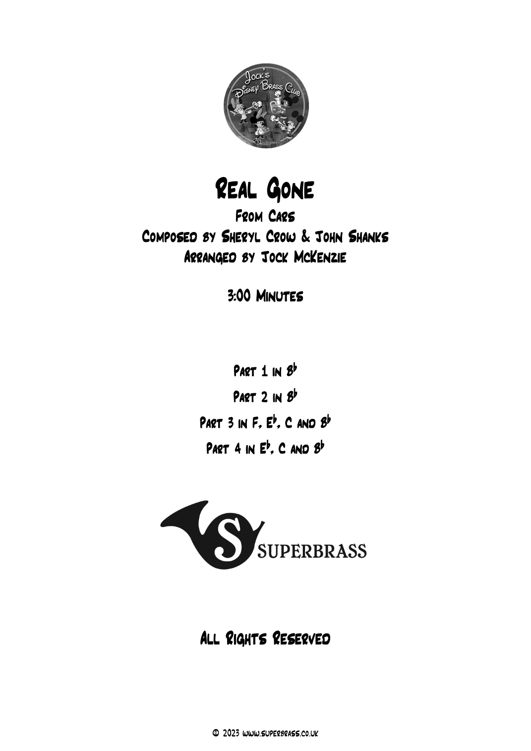 Real Gone (arr. Jock McKenzie)