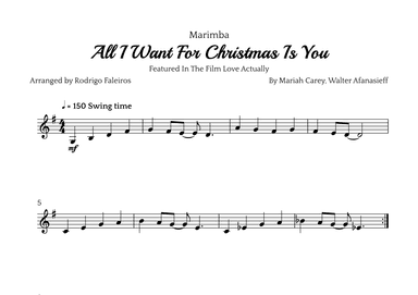 All I Want For Christmas Is You (arr. Rodrigo Faleiros)