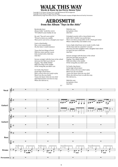 Walk This Way (arr. from68)