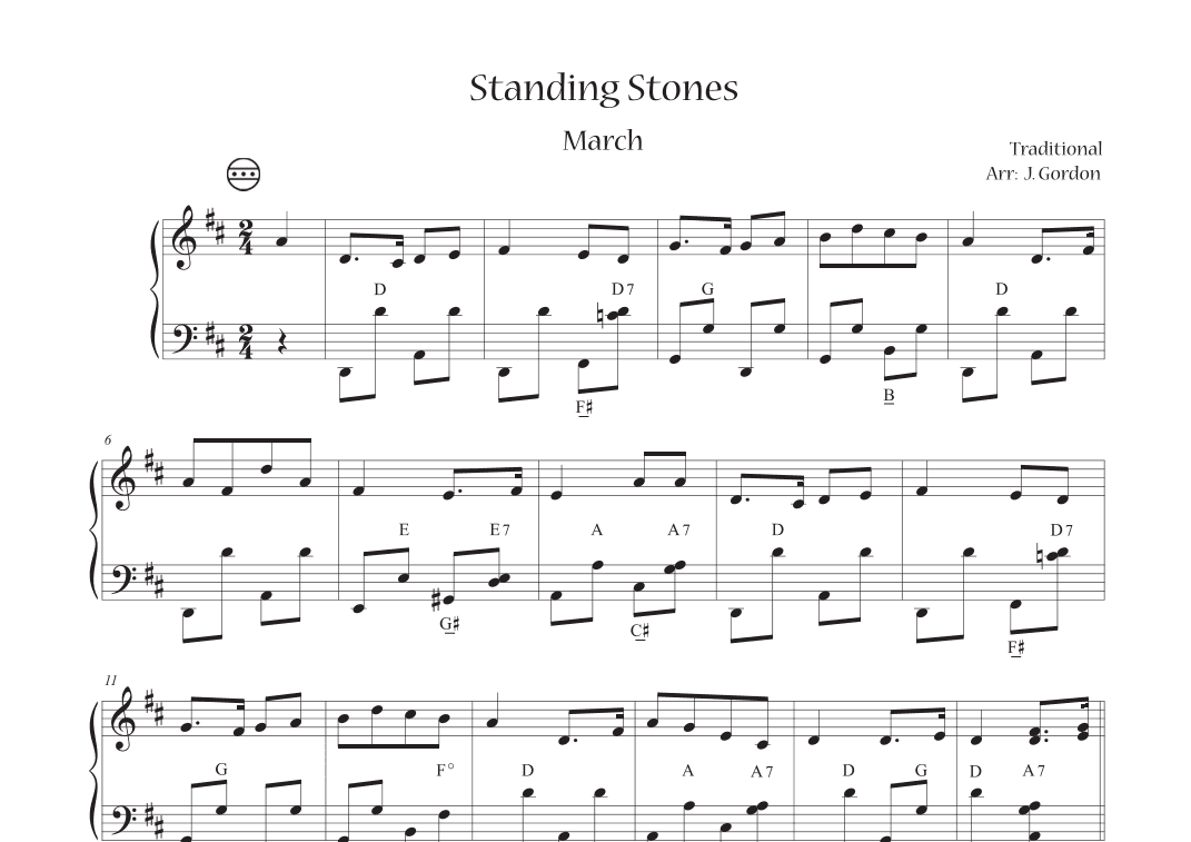 Standing Stones (arr. Julia Gordon)