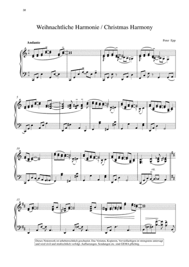 Christmas Harmony, (Piano Collection fuer Entertainer)