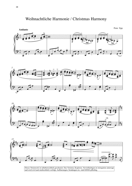 Christmas Harmony, (Piano Collection fuer Entertainer)
