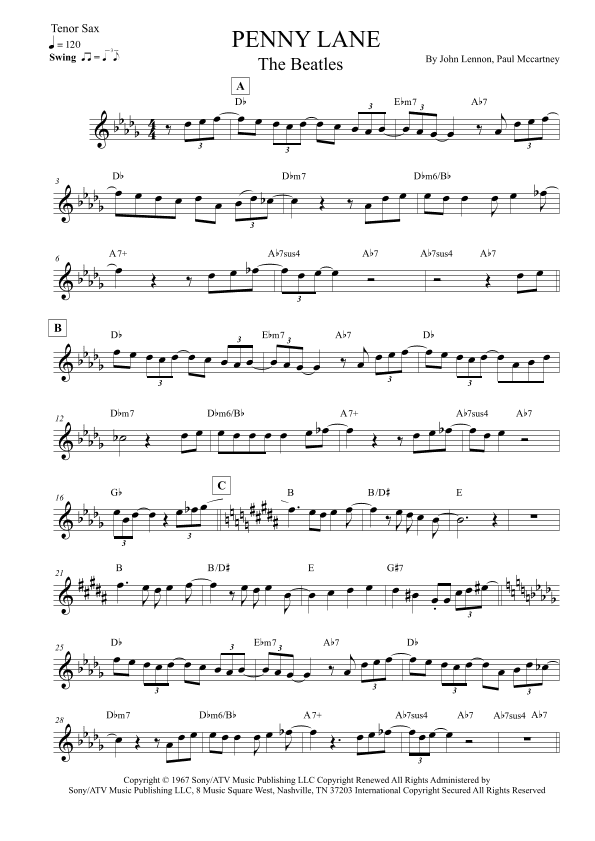 Penny Lane (arr. Leo Silva)