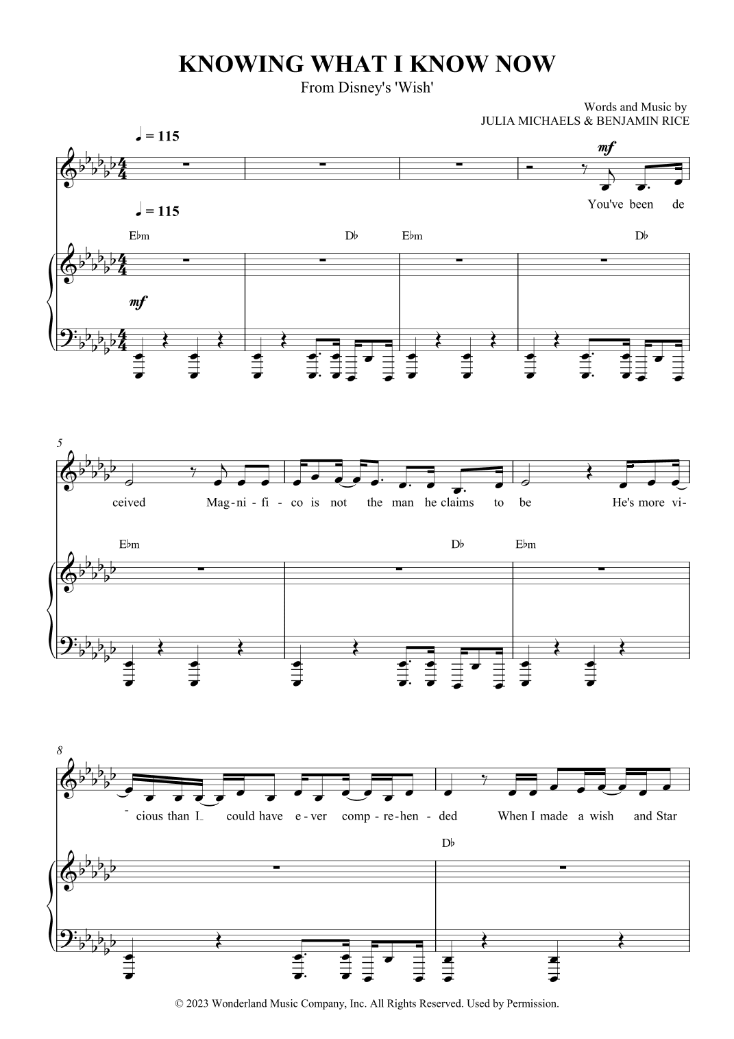 Knowing What I Know Now (arr. SCMusic)