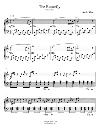 The Butterfly - Solo Piano
