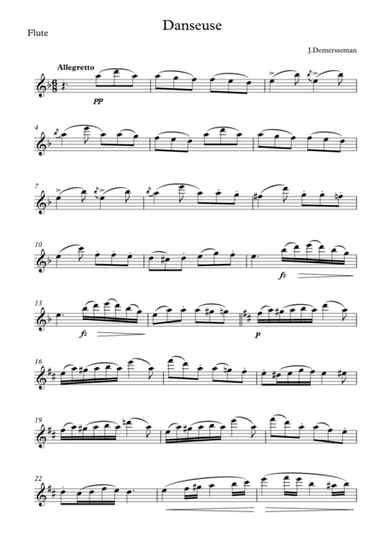 Danseuse (flute) (arr. A.Buriakov)