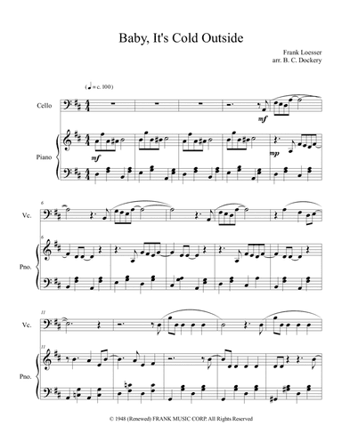 Baby, It's Cold Outside (arr. B. C. Dockery)
