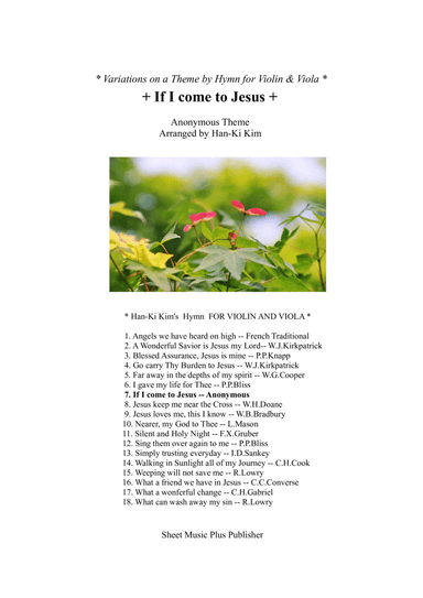 If I come to Jesus (For Violin and Viola) (arr. Han-Ki Kim)