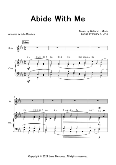 Abide With Me (arr. Luke Mendoza)