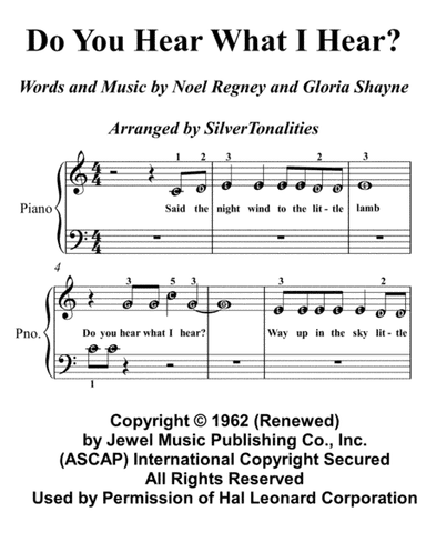 Do You Hear What I Hear (arr. SilverTonalities)