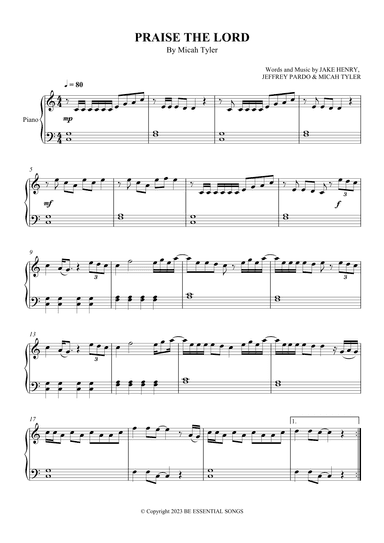 Praise The Lord (arr. SCMusic)