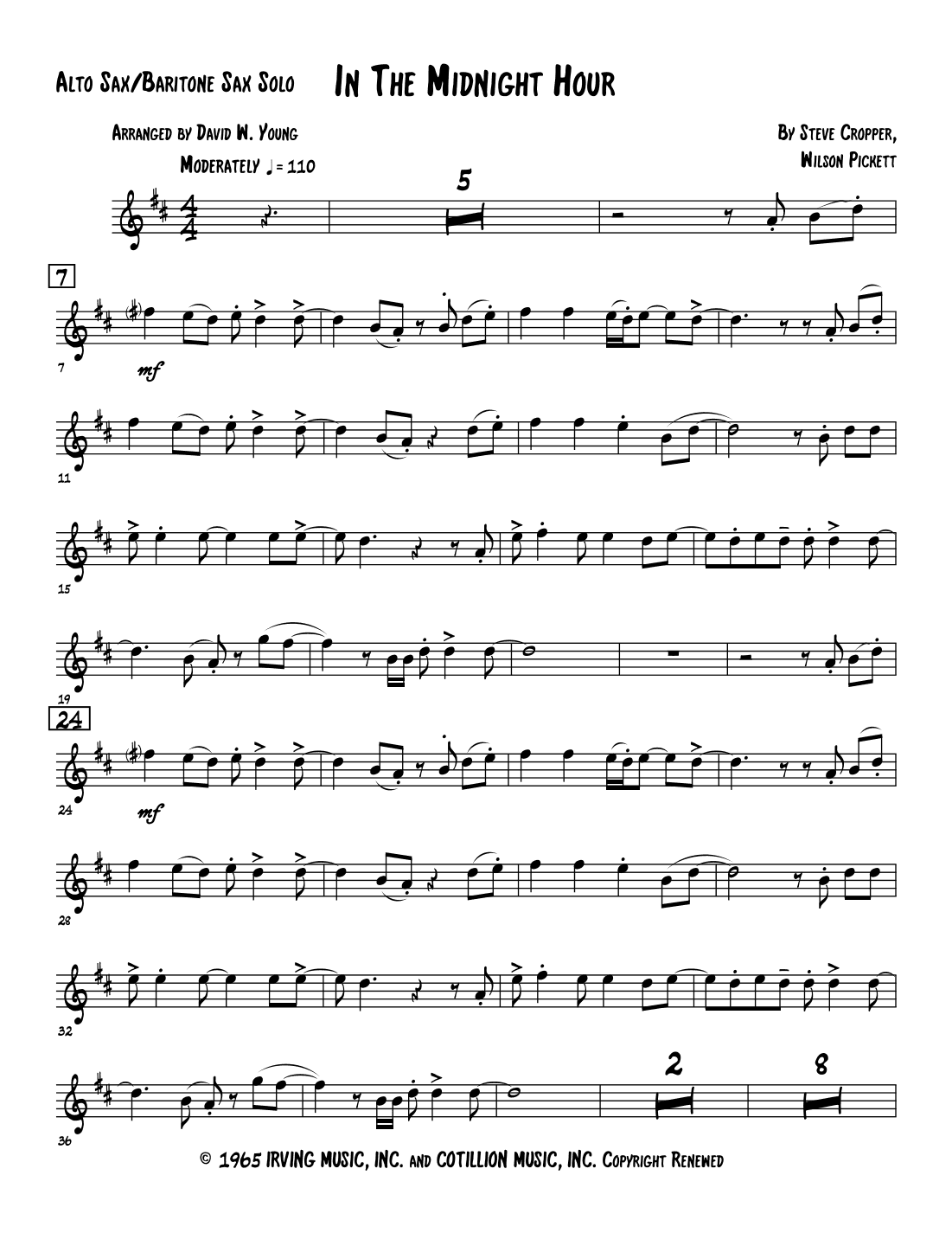 In The Midnight Hour (arr. David W. Young)