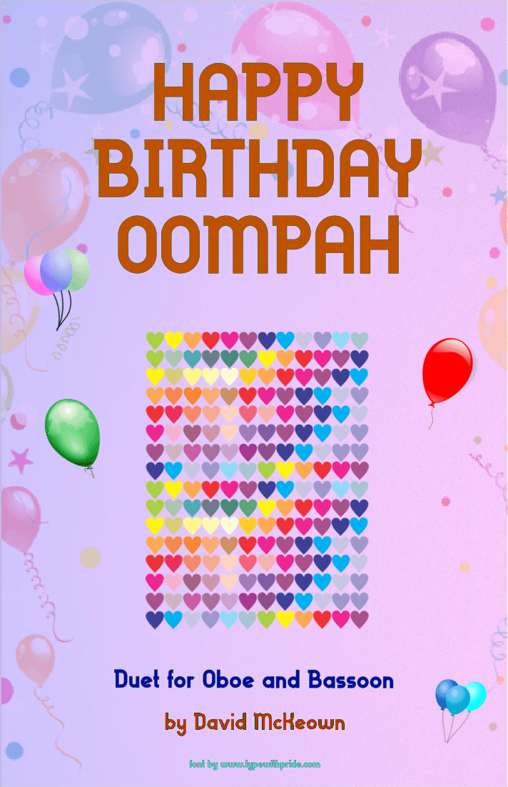 Happy Birthday Oompah, for Oboe and Bassoon Duet (arr. David McKeown)