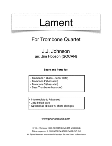 Lament (arr. Jim Hopson)
