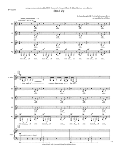 Stand Up (arr. Steve Milloy)
