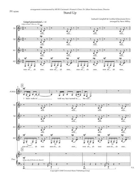 Stand Up (arr. Steve Milloy)