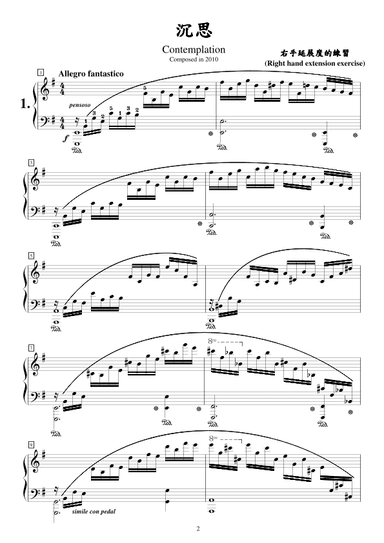 Contemplation- Right hand extension exercise