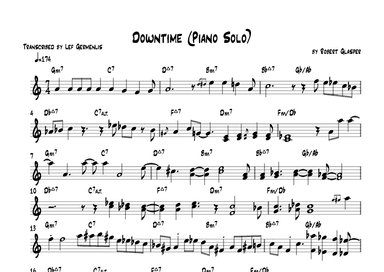 Downtime (arr. Lef Germenlis)