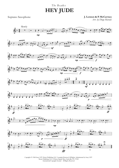 Hey Jude (arr. Diego Marani)