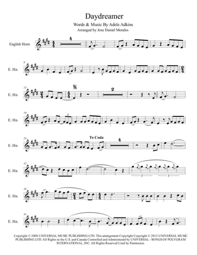 Daydreamer (arr. Jose Daniel Morales)