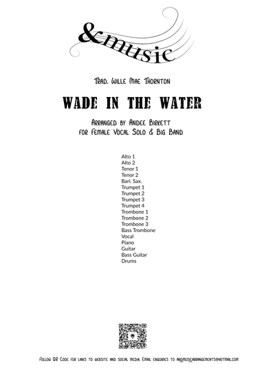 Wade In The Water (arr. Andee Birkett)