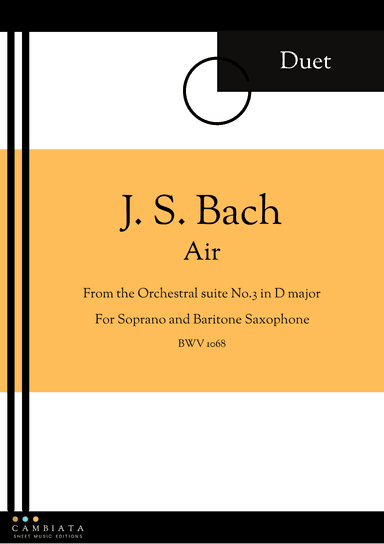 Air - Soprano and Barítone Saxophone (Duet) (arr. Levy Nunes)