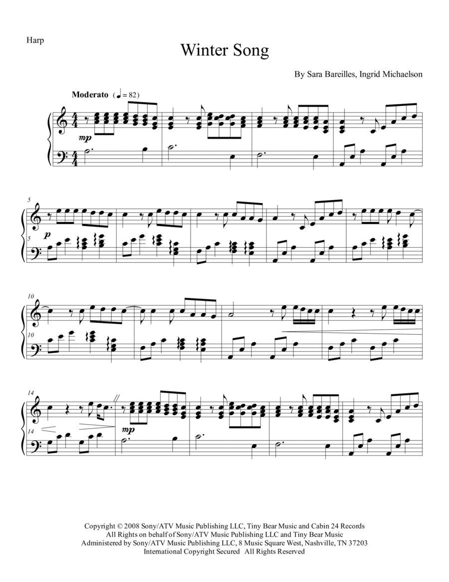 Winter Song (arr. Kim Kirkman)