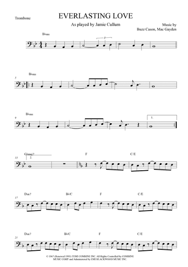 Everlasting Love (arr. The Sheet Music Library)