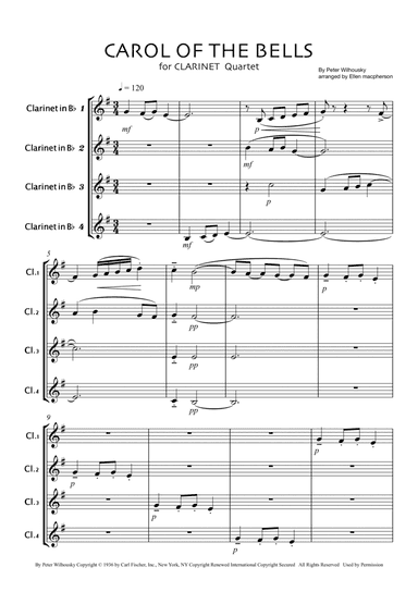 Carol Of The Bells (arr. Ellen Macpherson)
