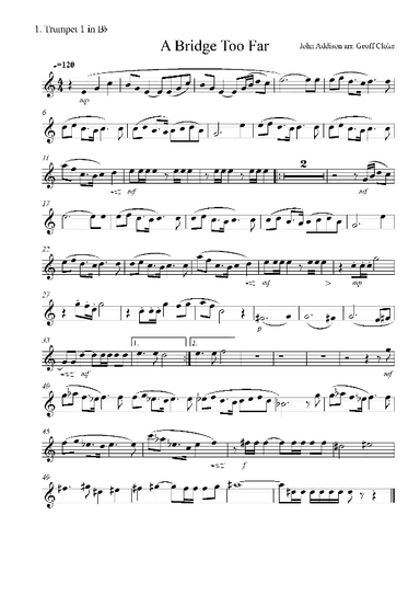 A Bridge Too Far (arr. Geoff Cloke)