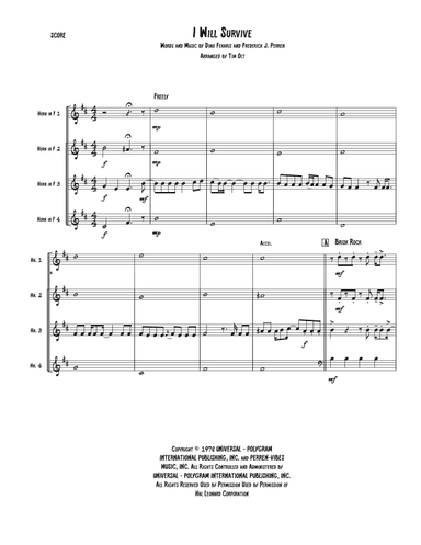 I Will Survive (arr. Tim Olt)