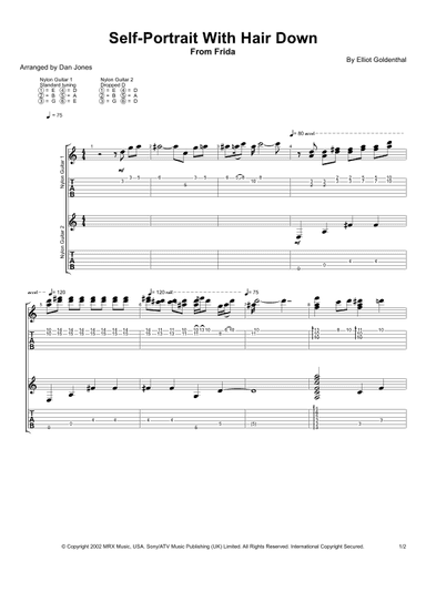 Self-portrait With Hair Down (arr. Dan Jones)
