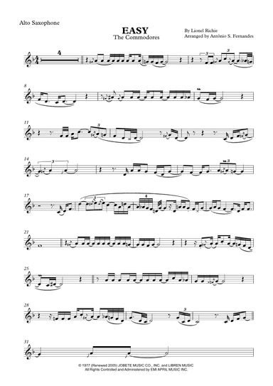 Easy (arr. Antônio S. Fernandes)