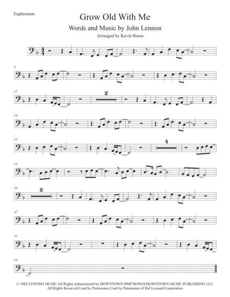 Grow Old With Me (arr. Kevin Busse)