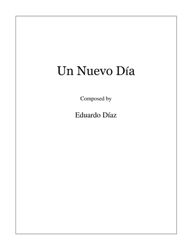 Un Nuevo Día
