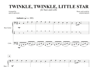 Twinkle Twinkle Little Star (arr. Art.o Artaud)