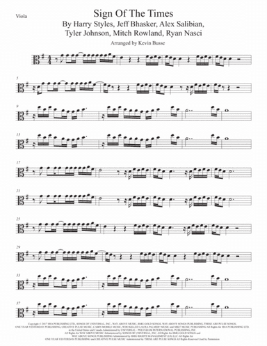 Sign Of The Times (arr. Kevin Busse)