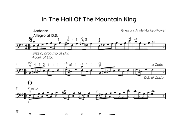 In the Hall of the Mountain King (arr. Annie Harkey-Power)