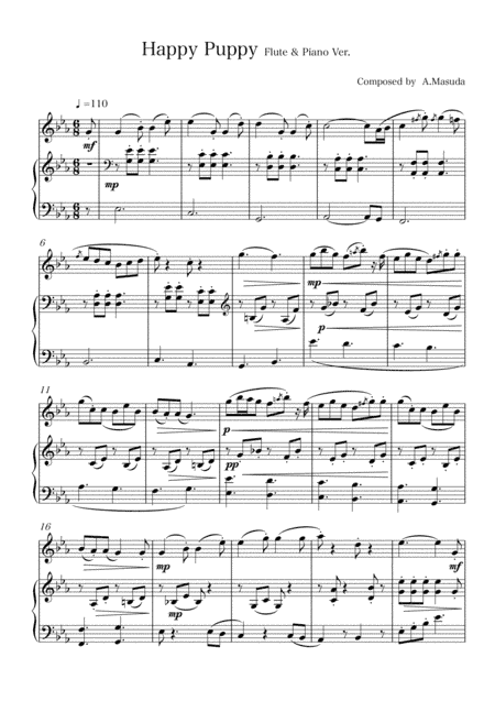 Happy Puppy (Flute+Piano)