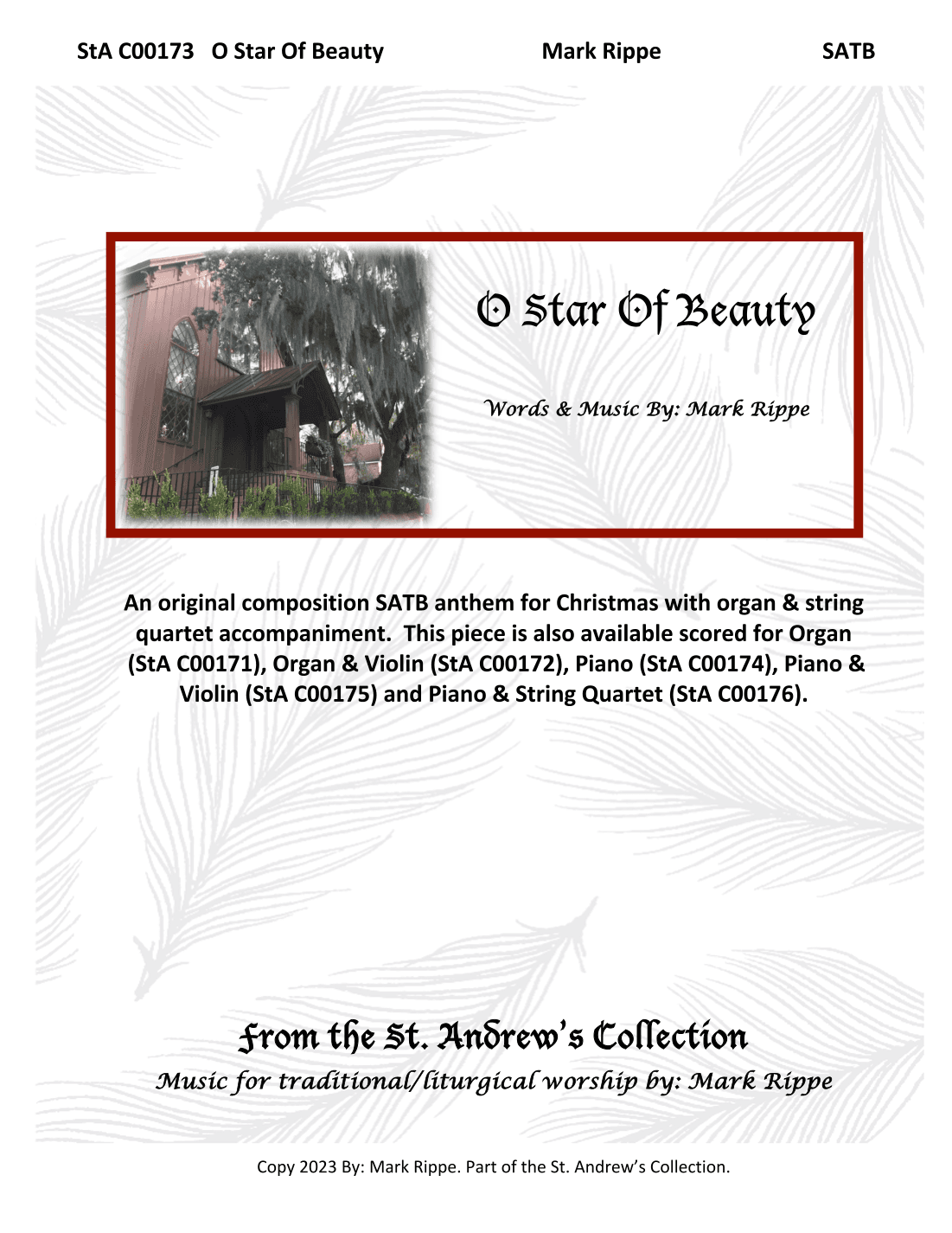 O Star Of Beauty (StA C00173)