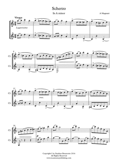 Scherzo in A minor (arr. Stephen Benavente)