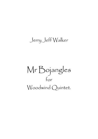 Mr. Bojangles (arr. Spence Bundy)