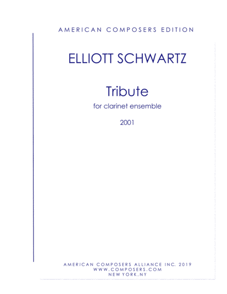 [Schwartz] Tribute