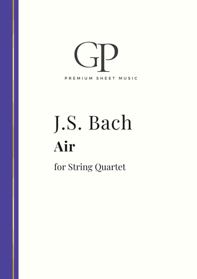 Bach - Air for String Quartet (arr. GP)