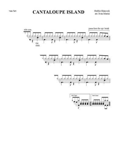 Cantaloupe Island (arr. Ivan Marini)