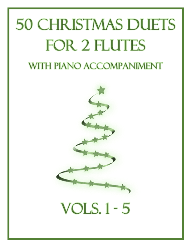 50 Christmas Duets for 2 Flutes with Piano Accompaniment (arr. B. C. Dockery)