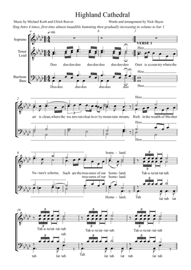 Highland Cathedral (arr. Nick Hayes)