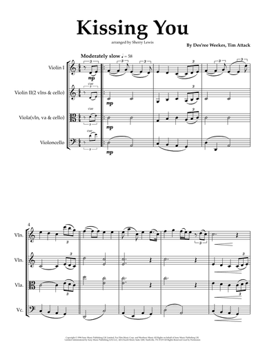 Kissing You (arr. Sherry Lewis)